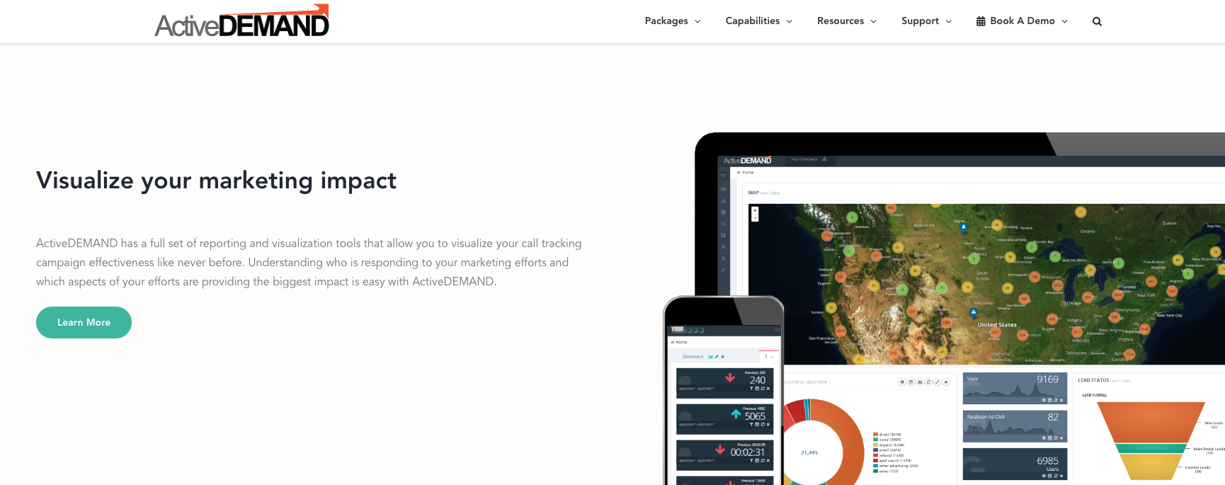 screenshot of activedemand