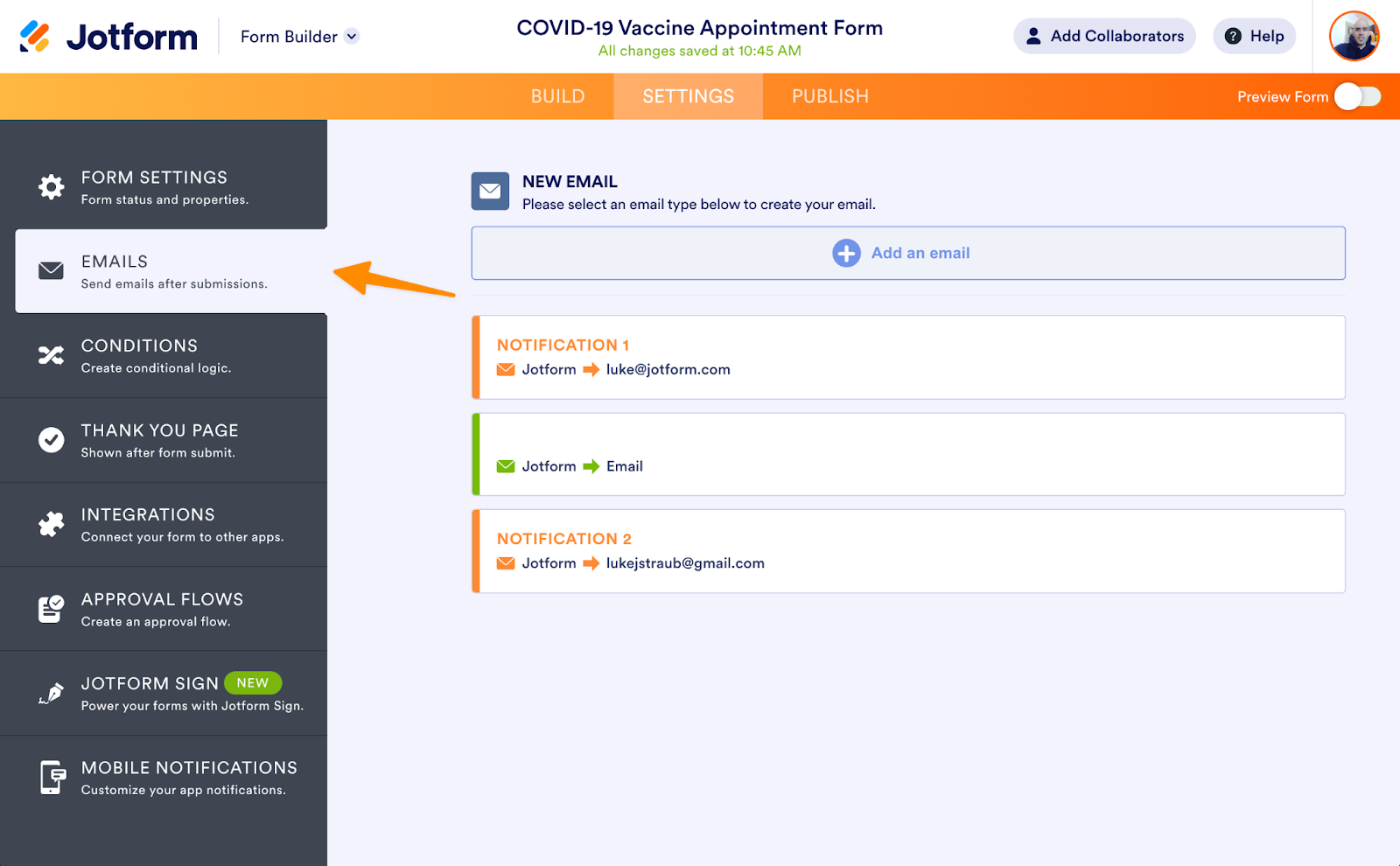 Schedule follow-up appointments and reminders with Jotform Image-20