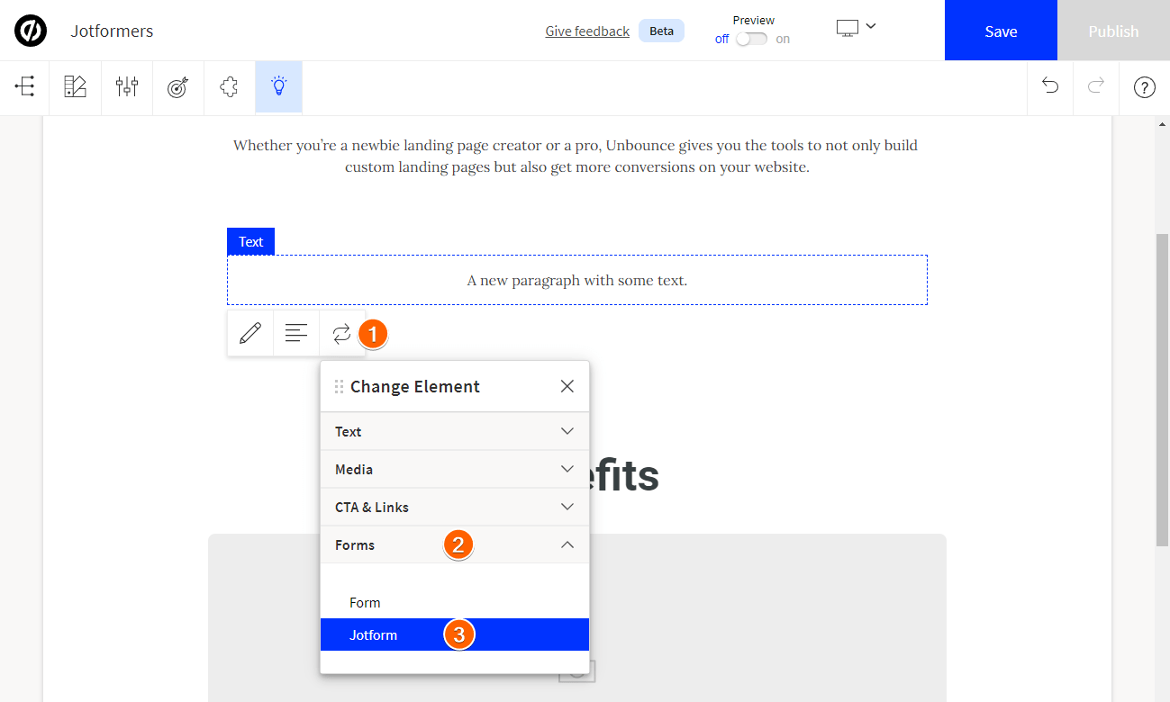 Cara Menyematkan Formulir ke Smart Builder Unbounce Image-7