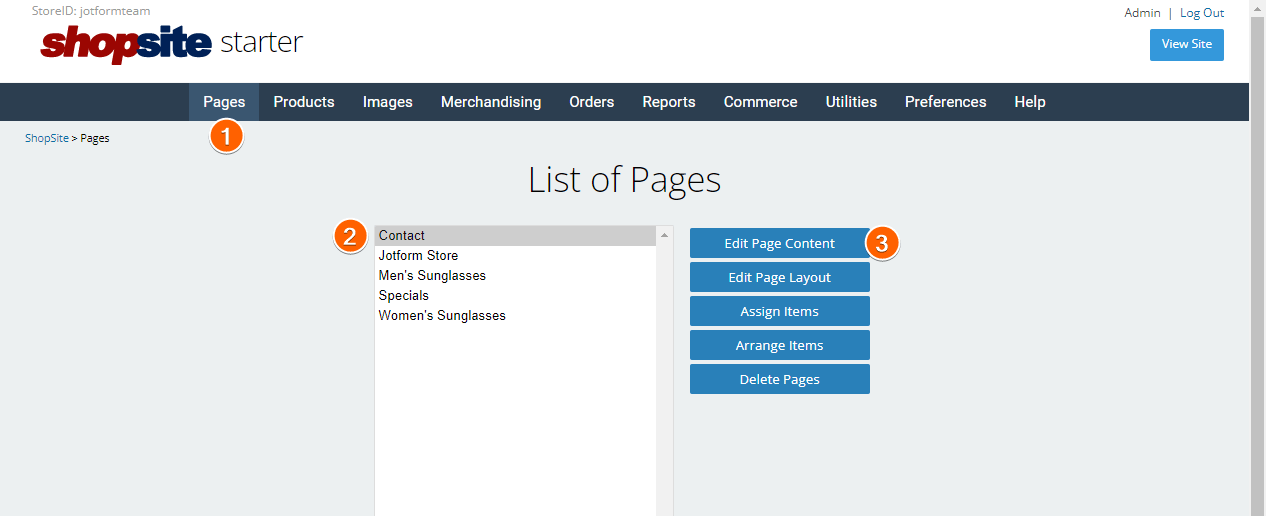 Cara Menambahkan Formulir Kontak ke Halaman ShopSite Anda Image-3