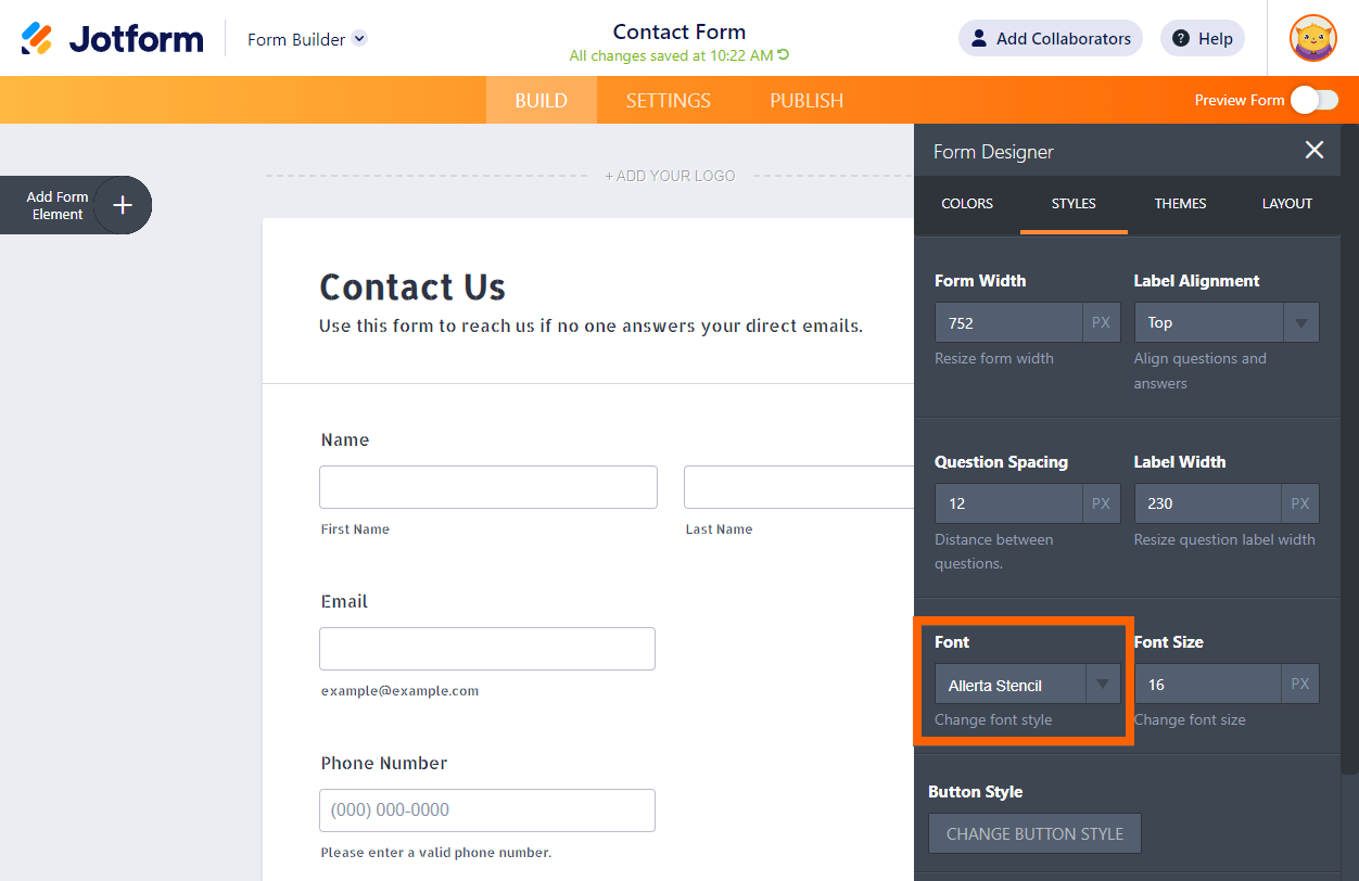 Cara Merubah Fon Formulir Image-2
