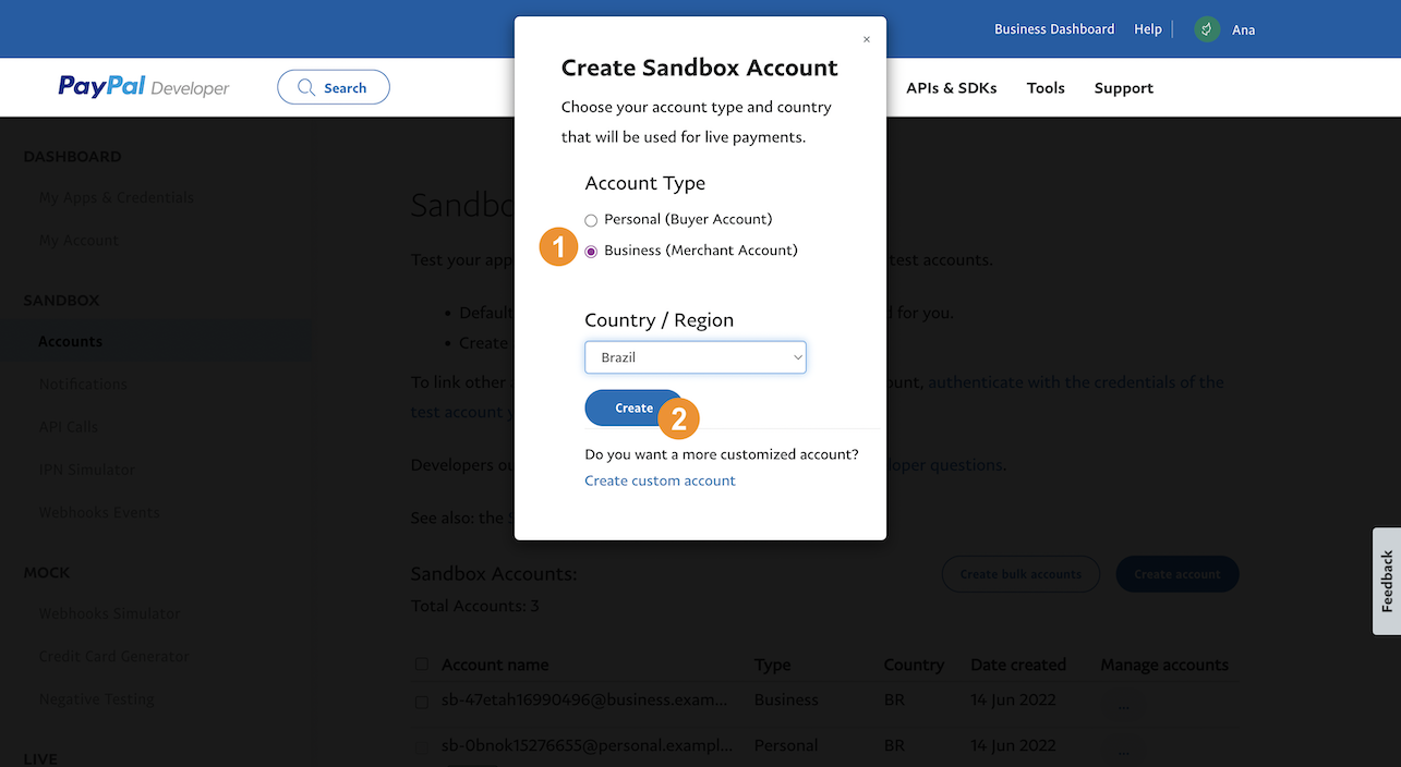 paypal-developer-criar-conta-business