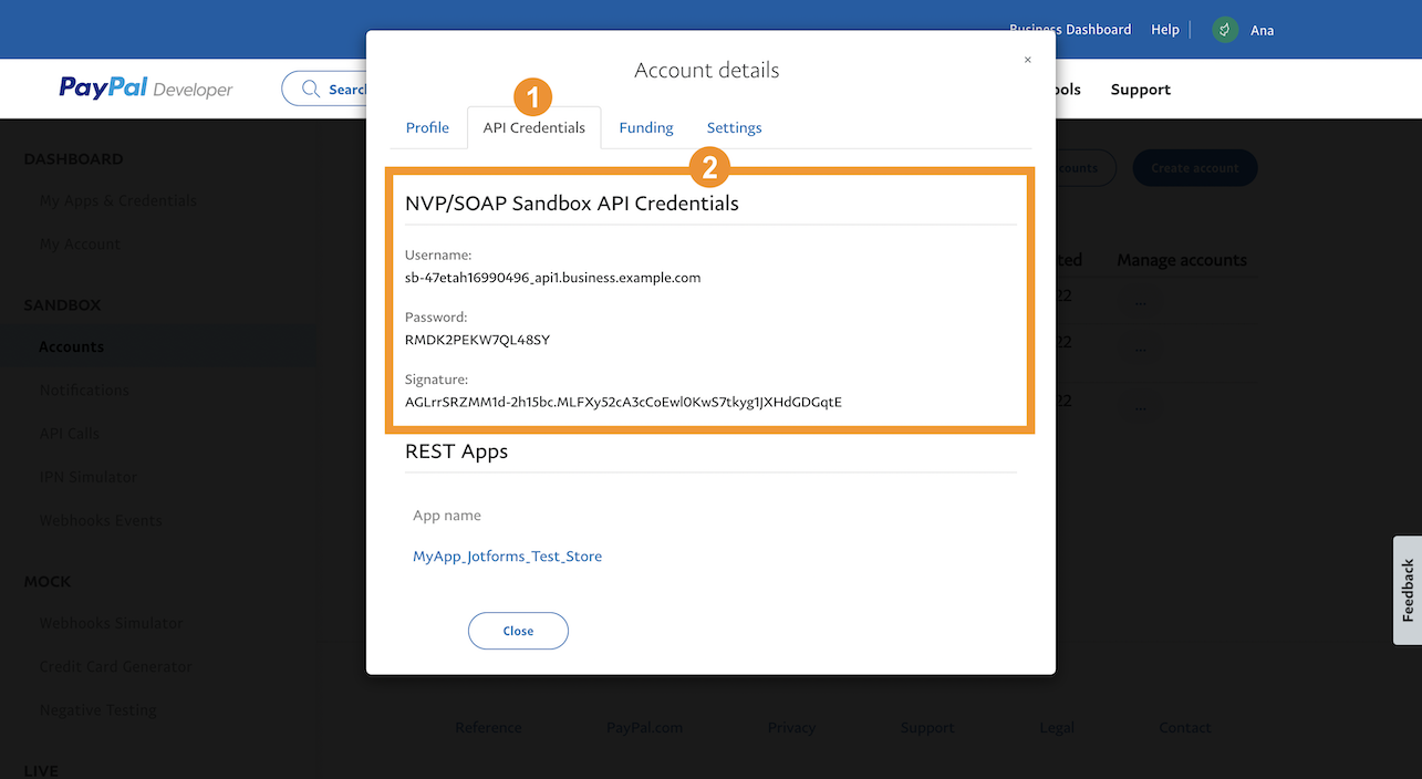 paypal-developer-api-credentials
