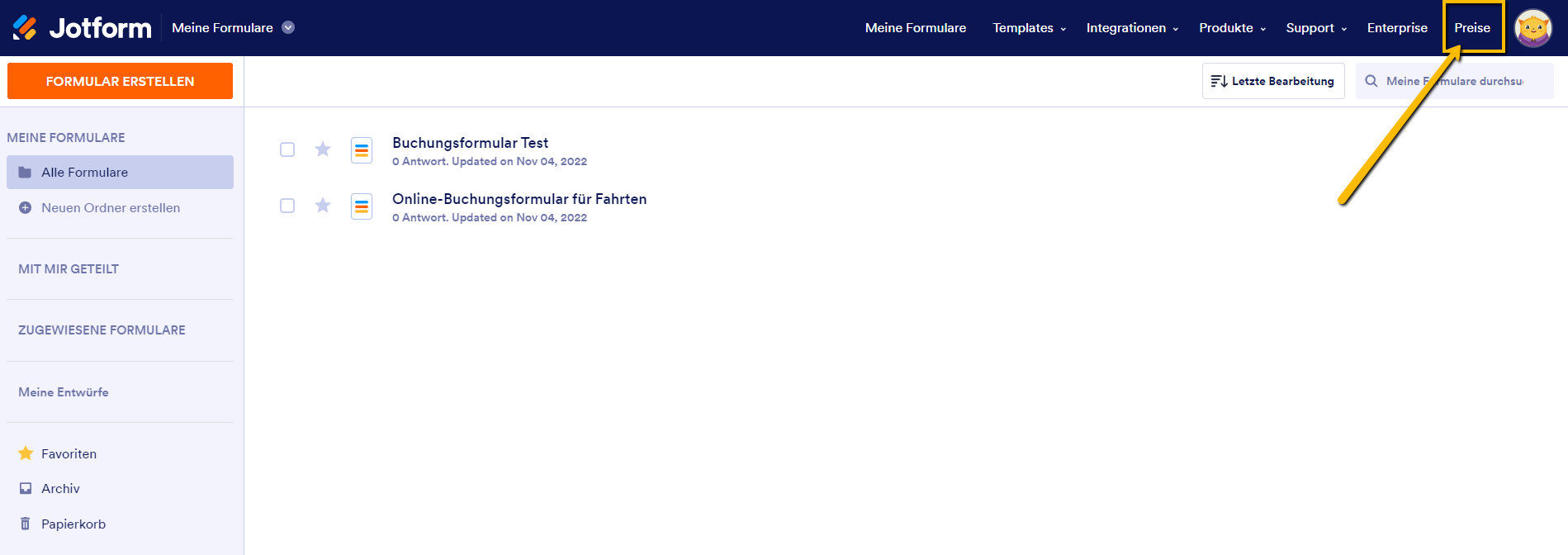 Wie mache ich ein Upgrade meines Accounts? Image-1