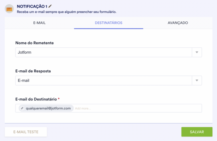 Configurando Notificações por E-mail Image-2