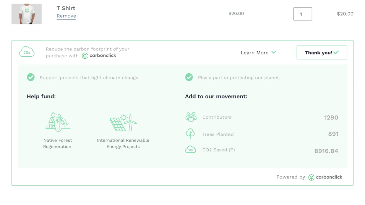 Climate Friendly Cart