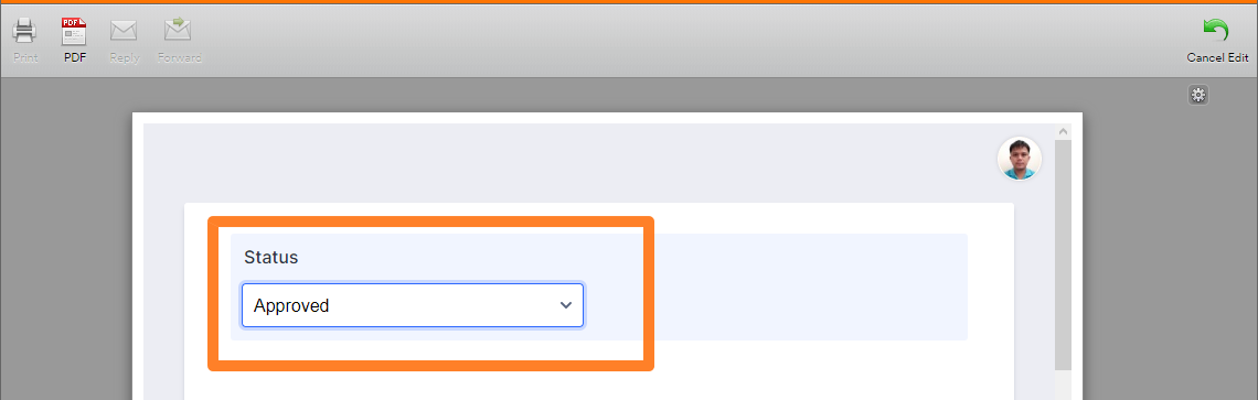 Cara Menetapkan Status ke Pengiriman Formulir Image-4