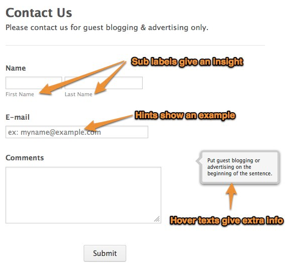 10 Best Practices for Contact Forms Image-2