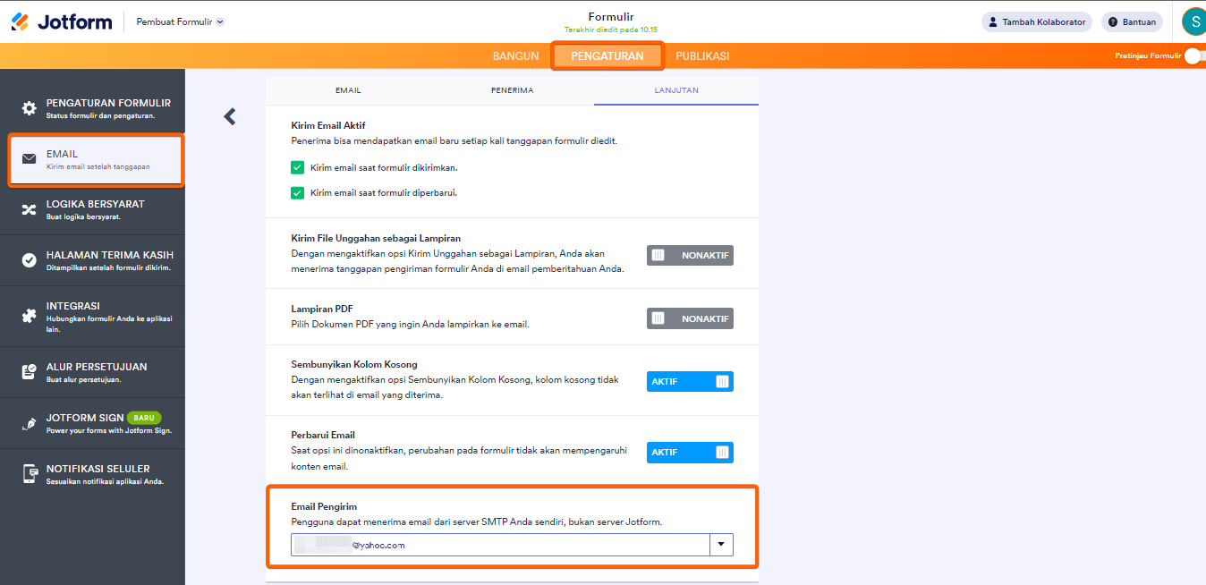 Pengaturan SMTP untuk Alamat Email Gratis Seperti Hotmail, AOL, dan Yahoo Image-6