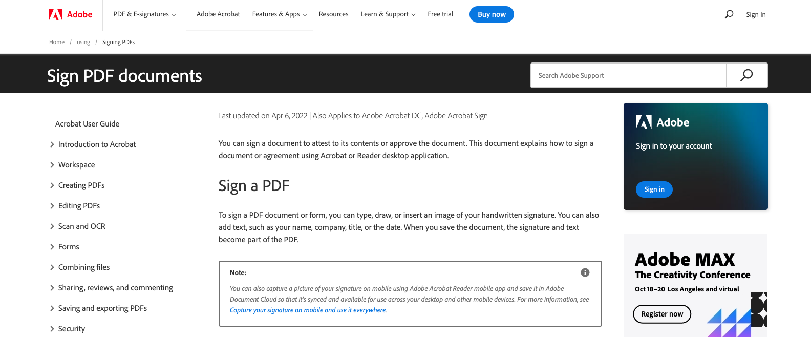 Image of Adobe Acrobat Pro DC