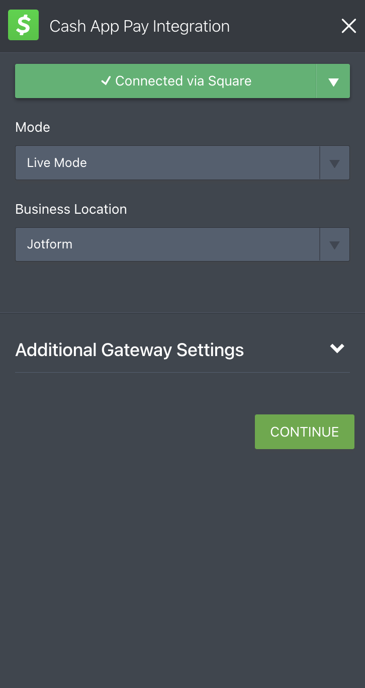 Image of Cash App Pay Integration Confirmed Account