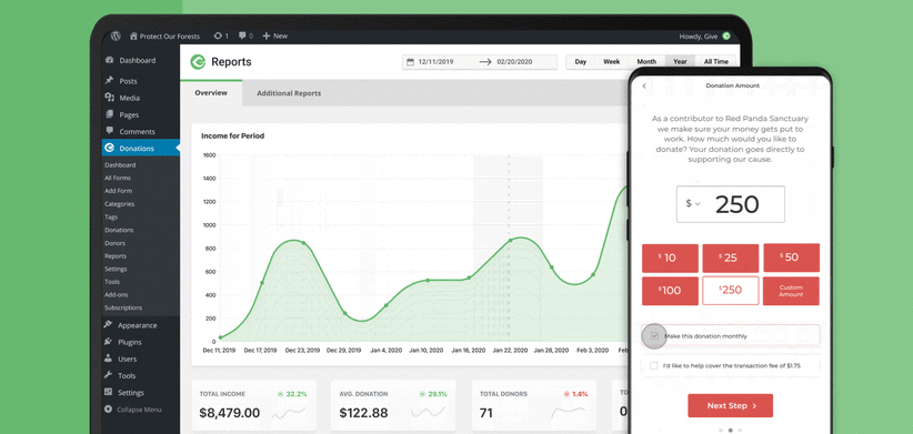 Image of GiveWP Plug-in