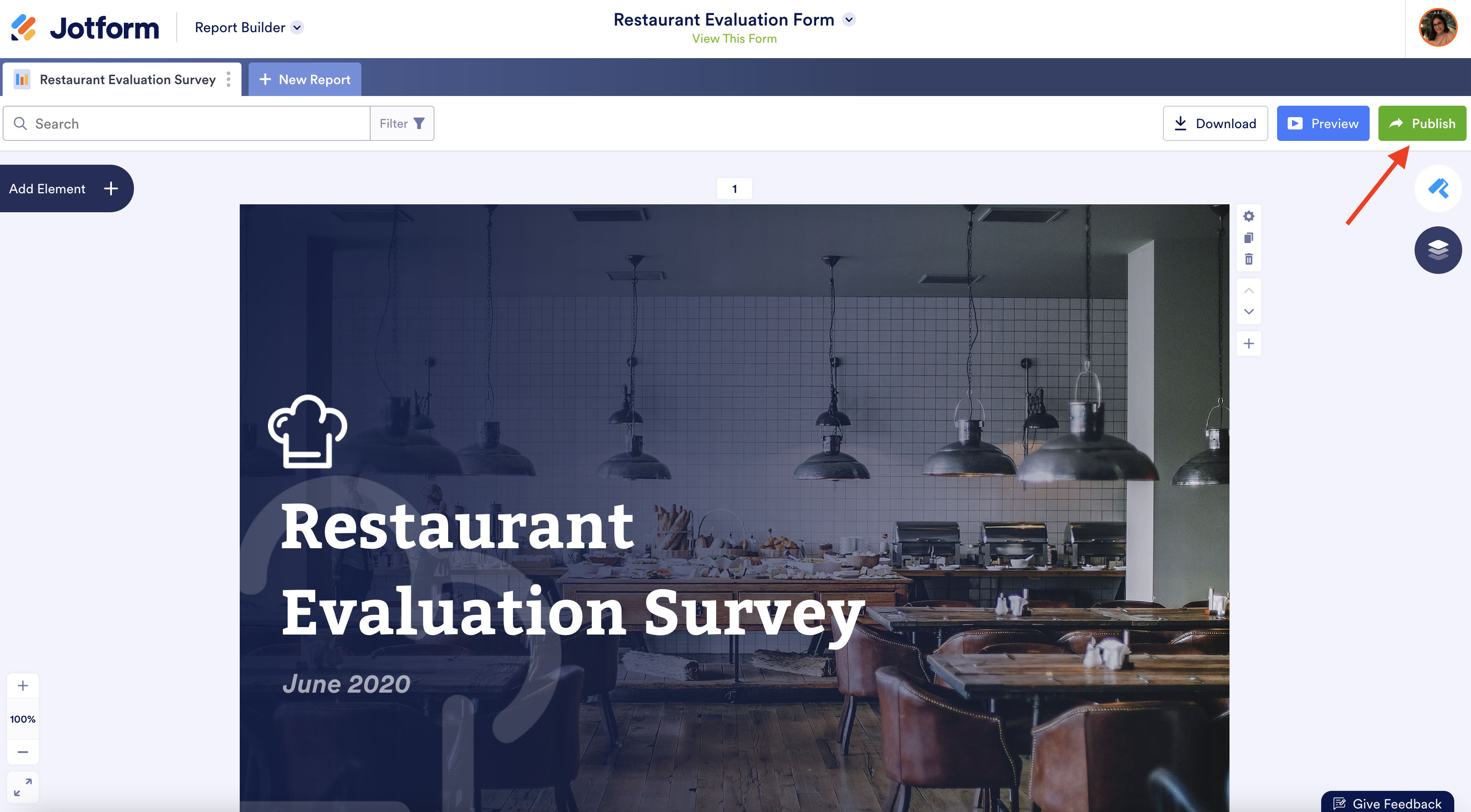 Image of Restaurant Evaluation Survey