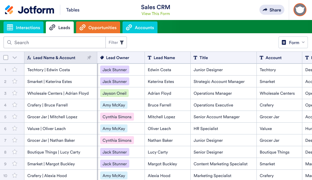 Image of Sales CRM