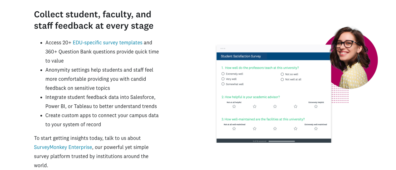 Image of SurveyMonkey Tool