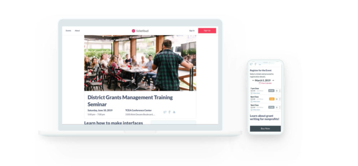 Image of Ticketbud Platform