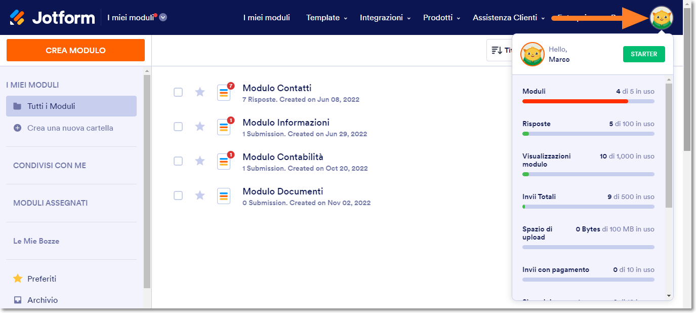 Comprendere l'Utilizzo e i Limiti del Tuo Account Image-1