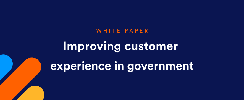 Improving customer experience in government sentence