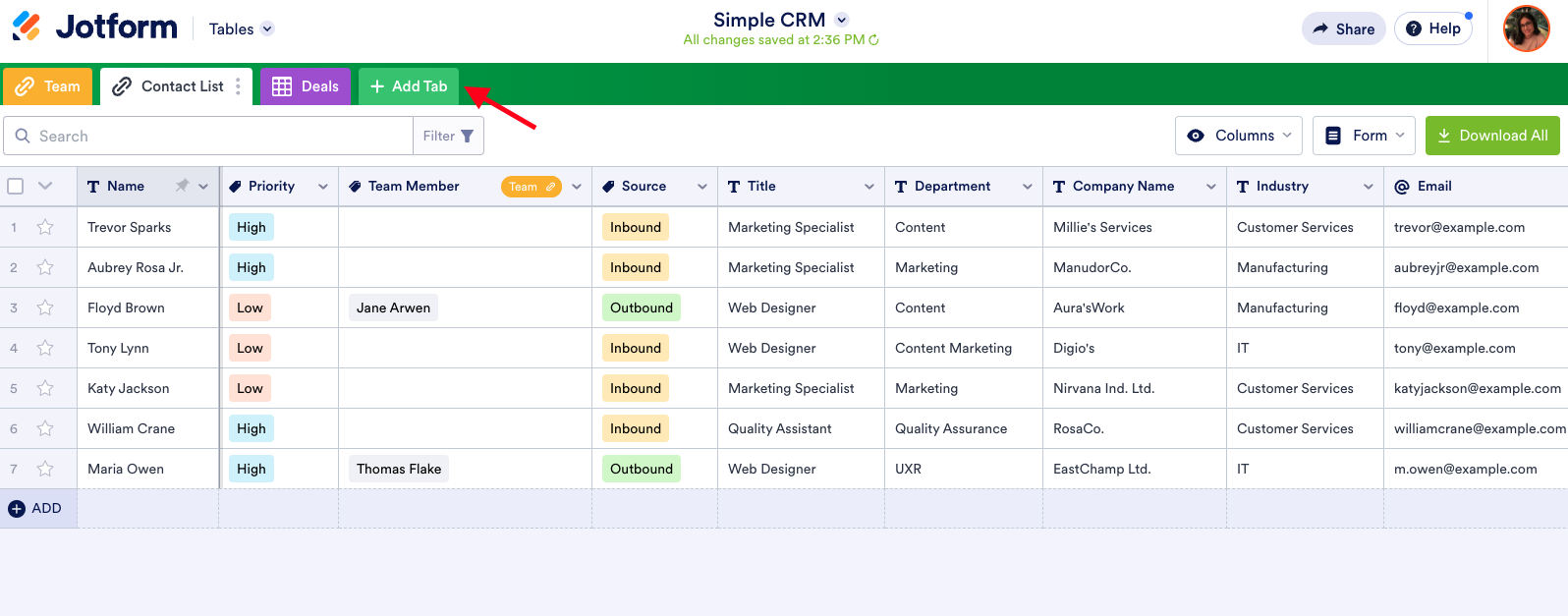 How to display Jotform submissions on your website Image-8