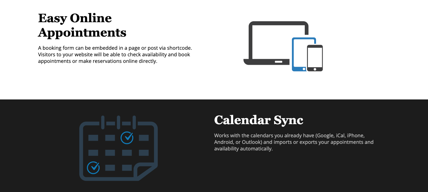 Screenshot of birchpress scheduler
