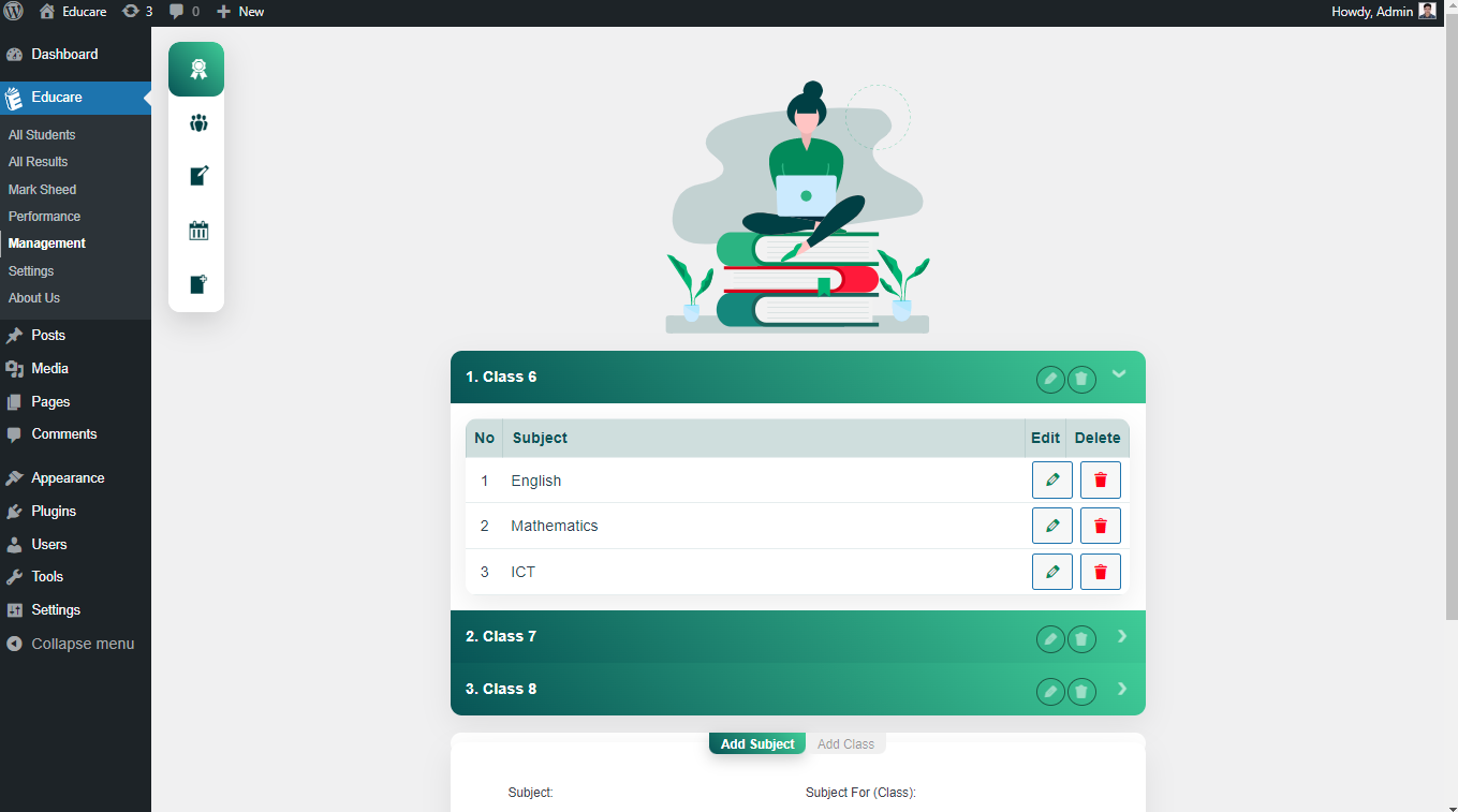 Screenshot of Educare