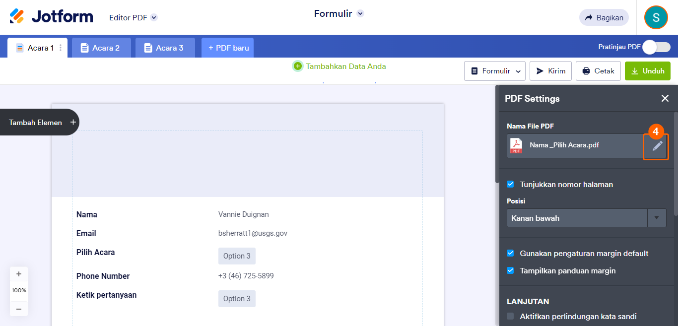 Nama file edit Editor pdf