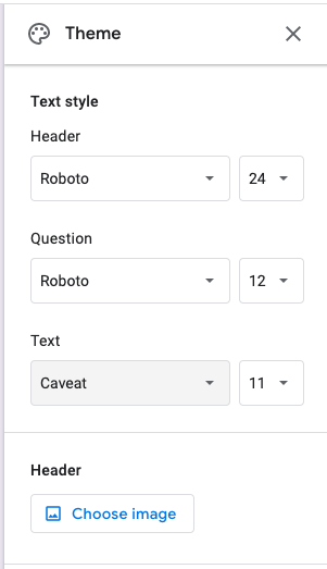 Customizing the form itself