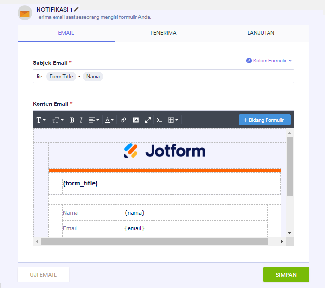 Cara Menambah Pengaturan Email Notifikasi Image-1