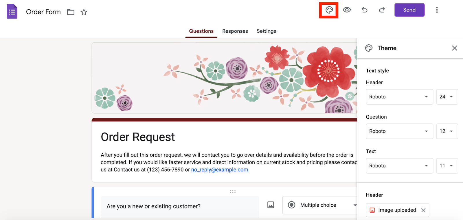 Order Form