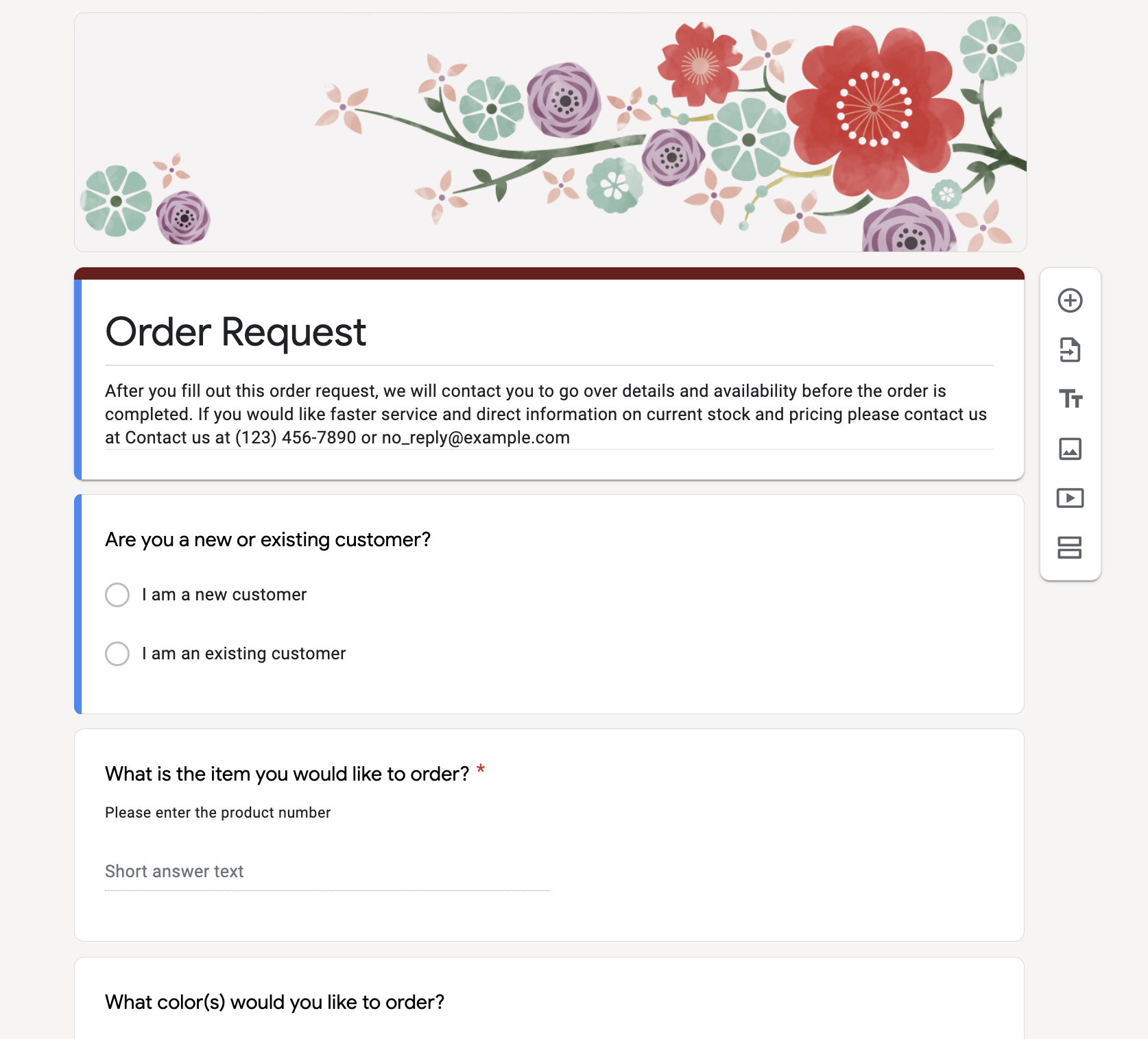 Image of Google Forms