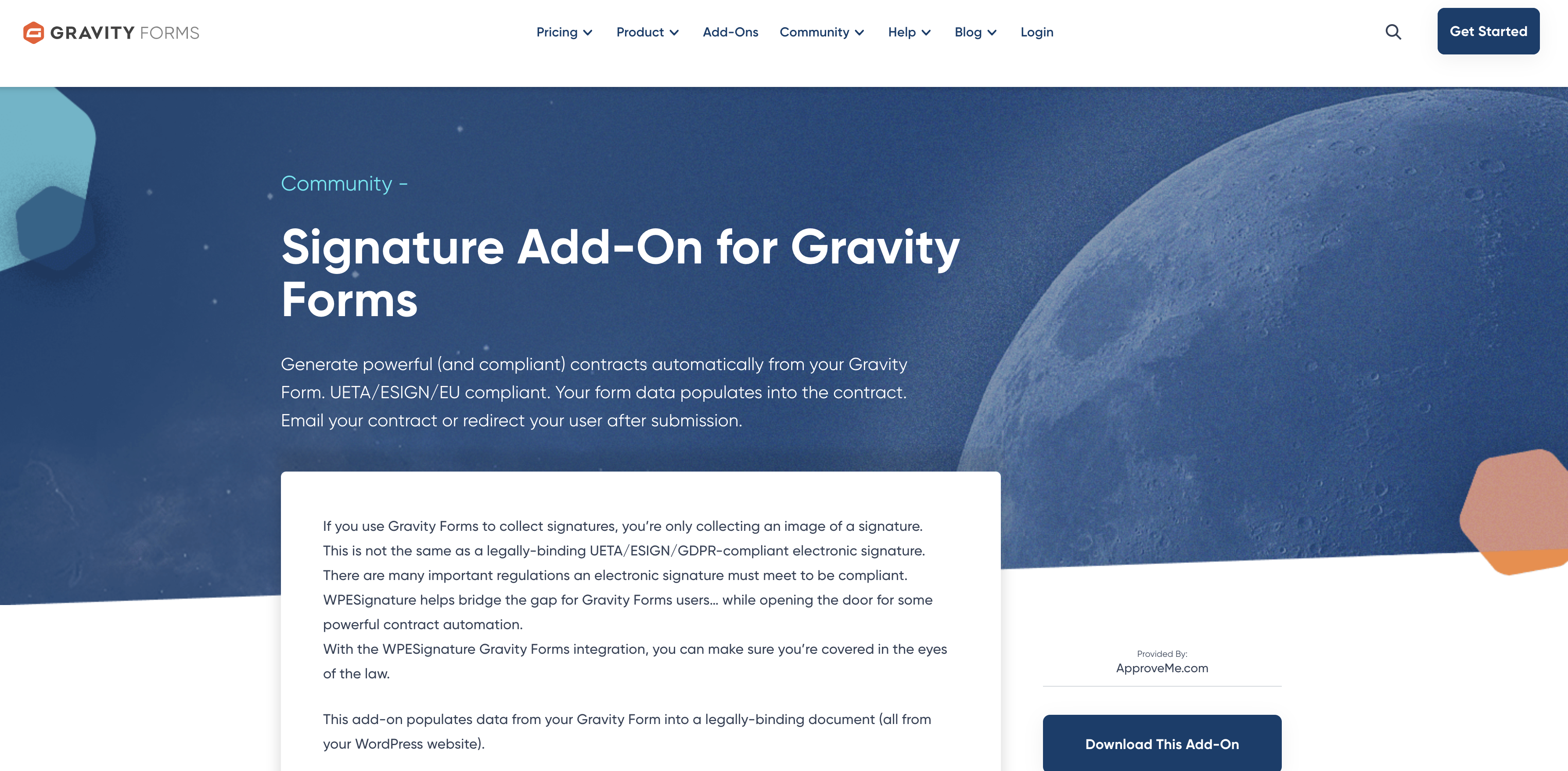 Gravity Forms Signature Landing Page
