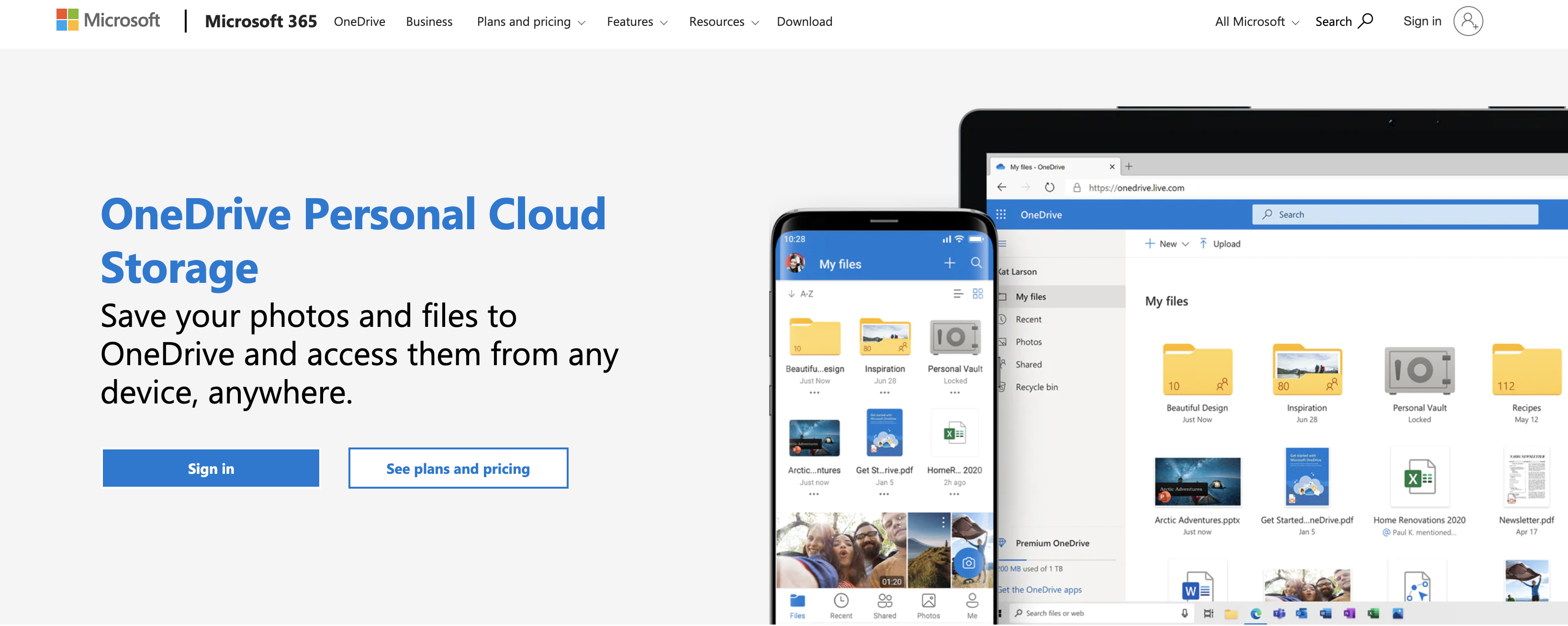 Image of Microsoft OneDrive