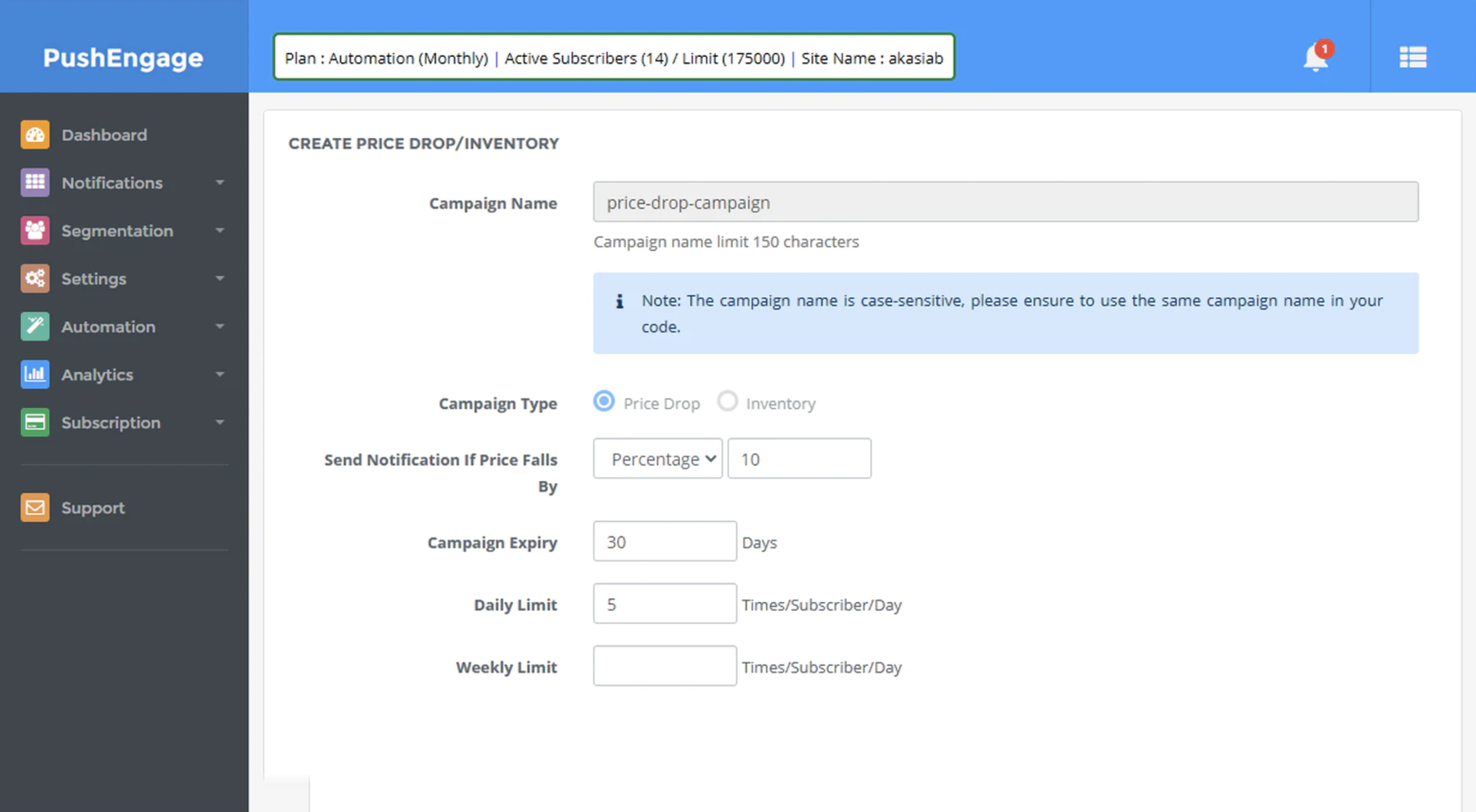 Image of PushEngage