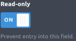 Image of Read-Only Field