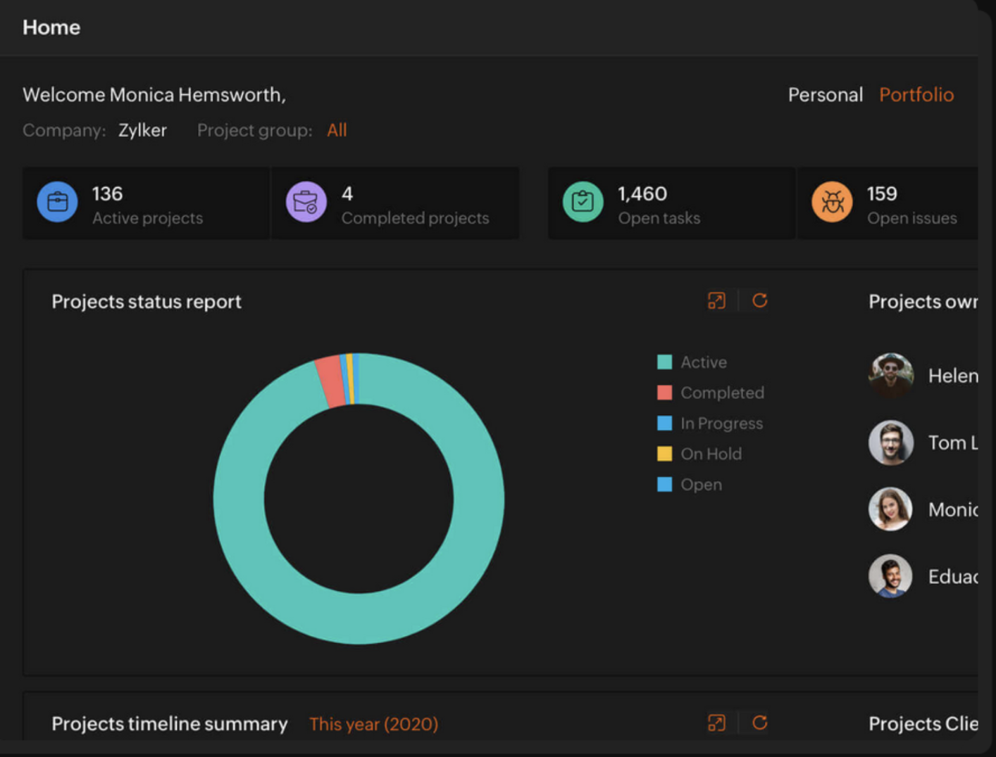 Image of Zoho Projects