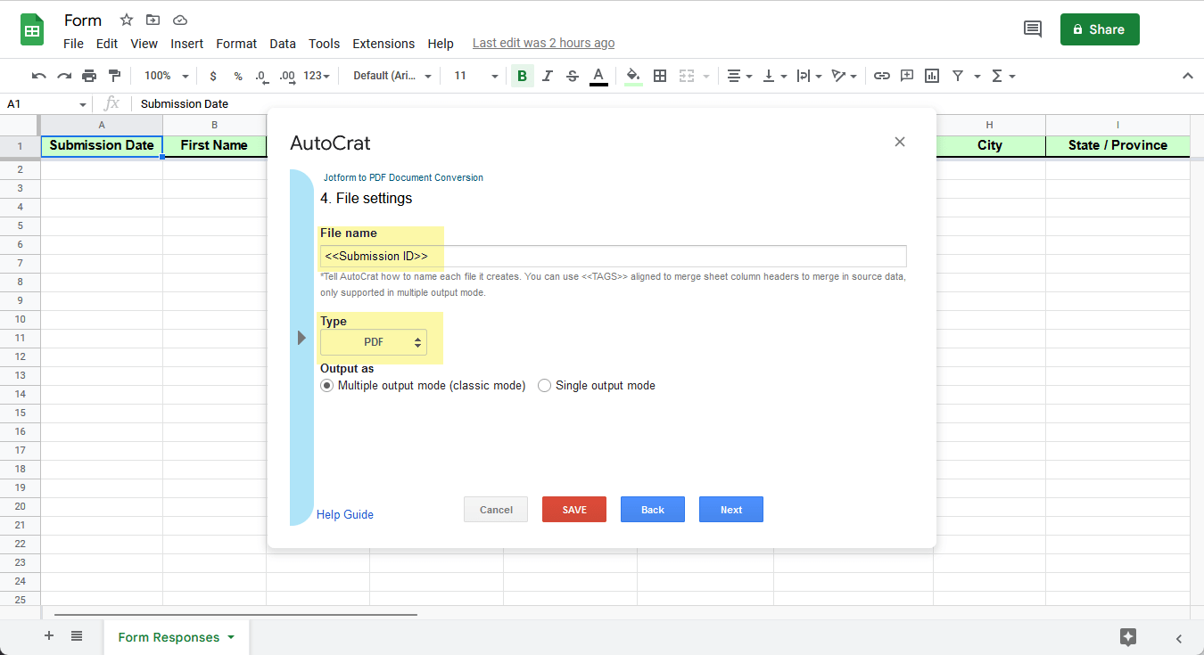 jotform-google-sheet-autocrat-file-settings