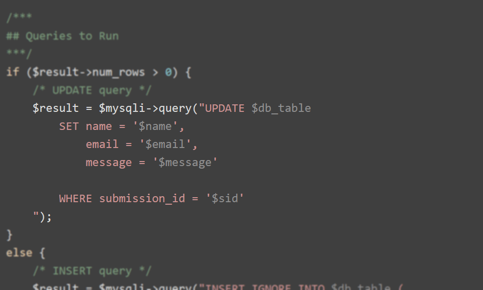 Comment envoyer les données de soumission dans votre base de données SQL en utilisant PHP Image-4