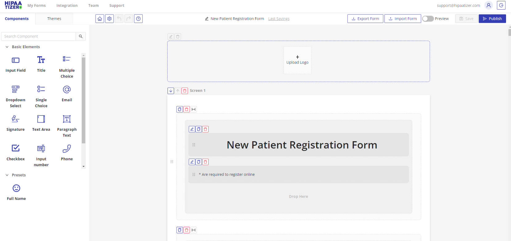 Screenshot of HIPAAtizer