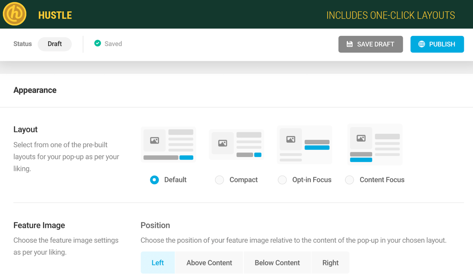 Screenshot of hustle