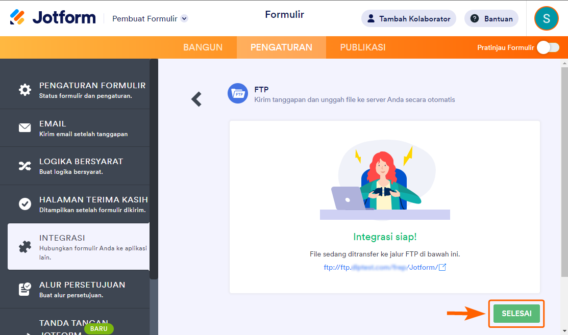 Cara Meneruskan Data Kiriman & Unggah File melalui FTP Image-4