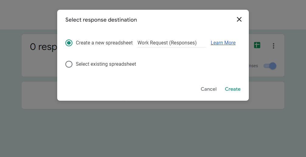 Image of select response destination
