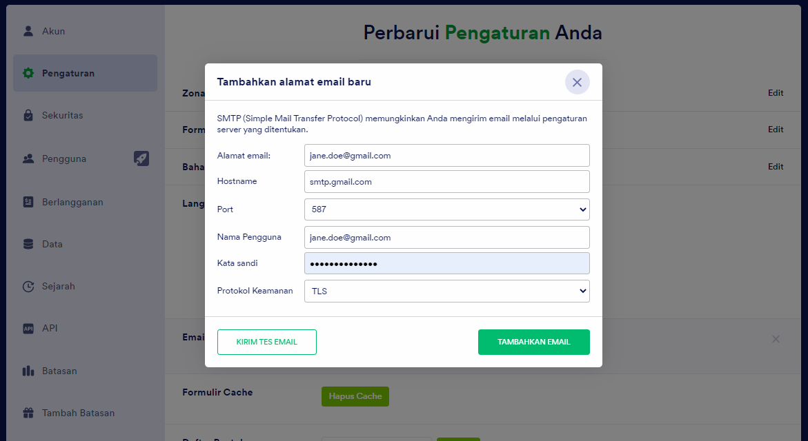 Cara Menggunakan Akun Gmail Anda sebagai Pengirim Email Anda melalui SMTP Image-3