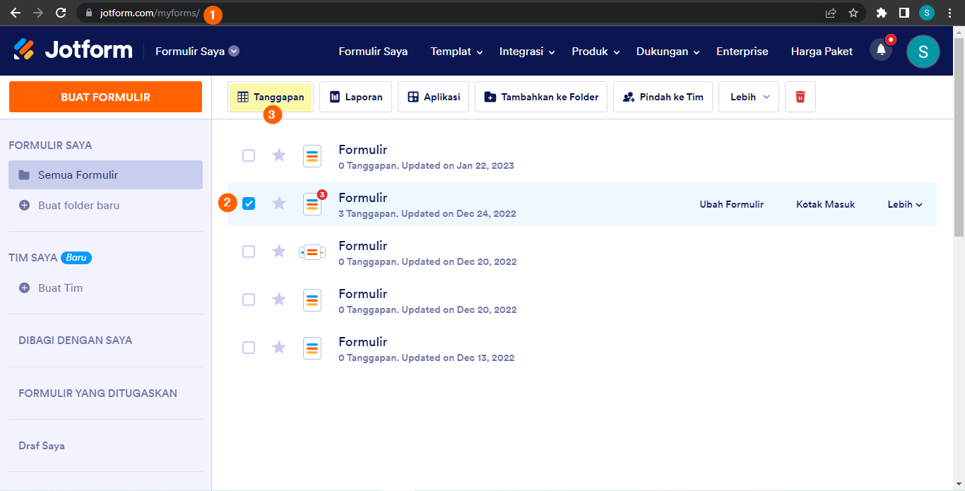 Cara Mengekspor Data Formulir ke Excel Image-1