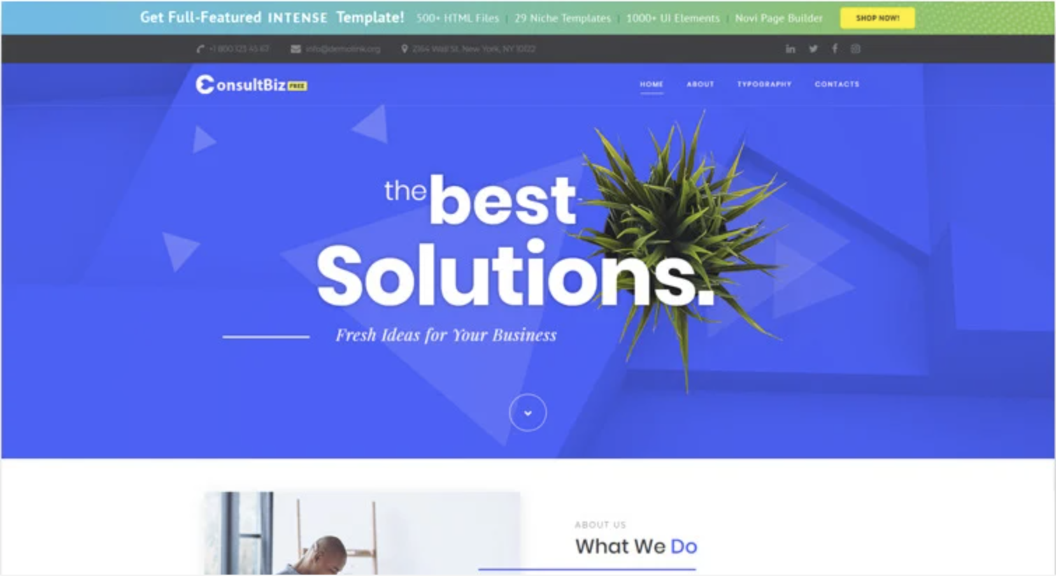 Image of the Responsive Corporate Template