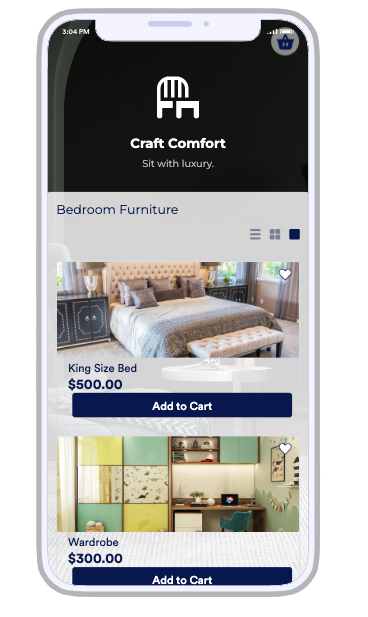 Image of Furniture Store App Template