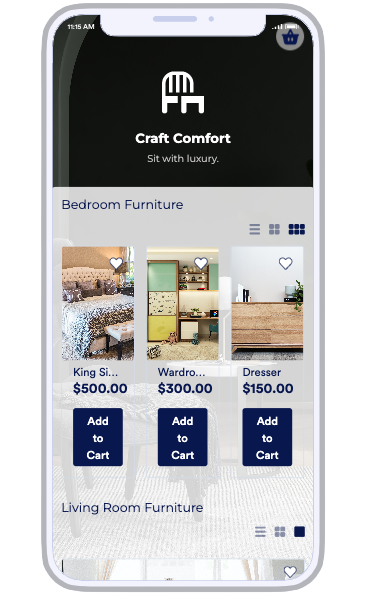Image of Furniture Store App