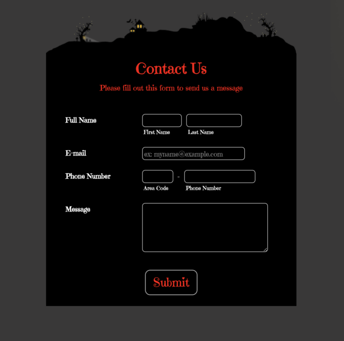5 Creepy Halloween Form Templates Image-3