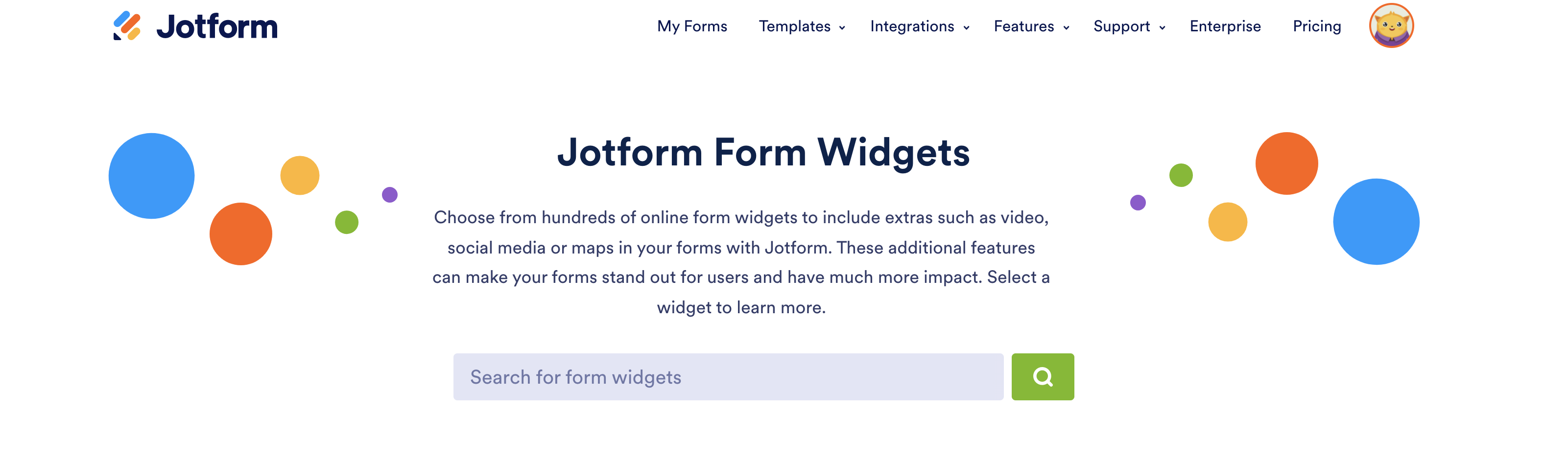 Image of Jotform Form Widgets