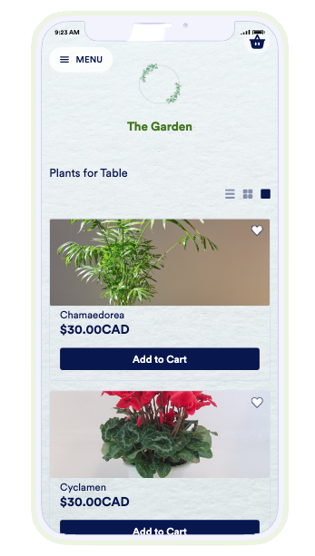 Image of Plant Selling App Template