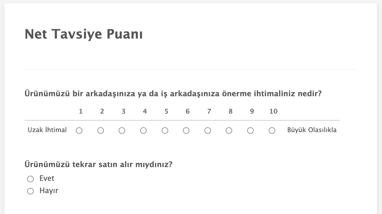 Net Tavsiye Puanı (NPS®) Nedir ve Nasıl Hesaplanır? Image-1